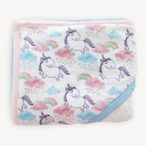 capa de baño de unicornios